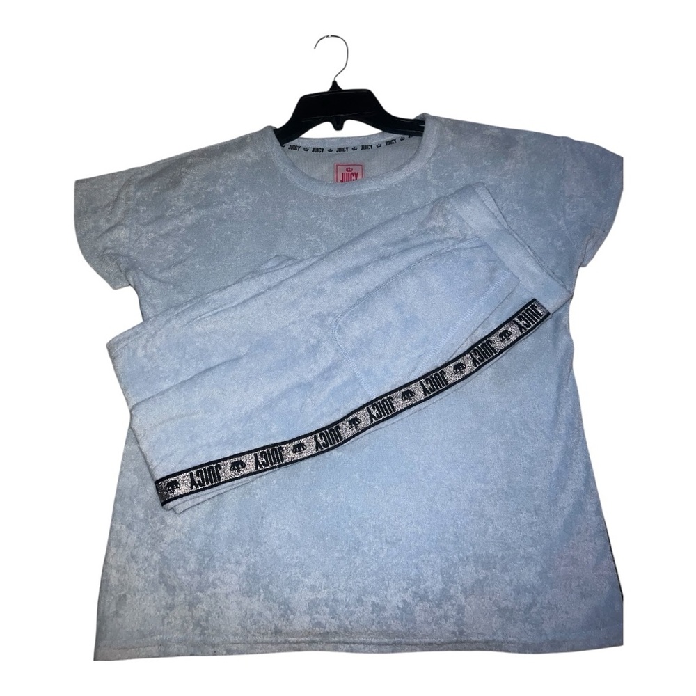 Juicy Couture Soft light Blue terry cloth Lounge Set - Picture 8 of 14